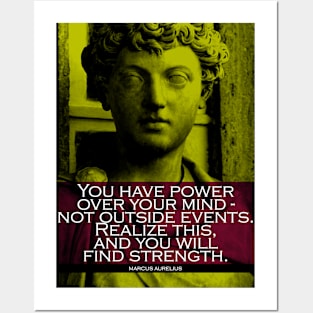 Marcus Aurelius Inspirational Quote 4 Posters and Art